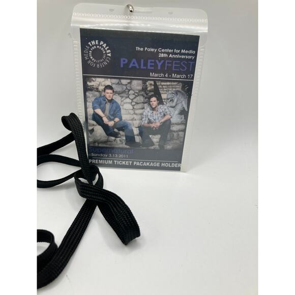 CW Supernatural Paley Fest 2006 & 2011 Programs, 2011 Ticket & 2011 Pass! - Picture 12 of 14